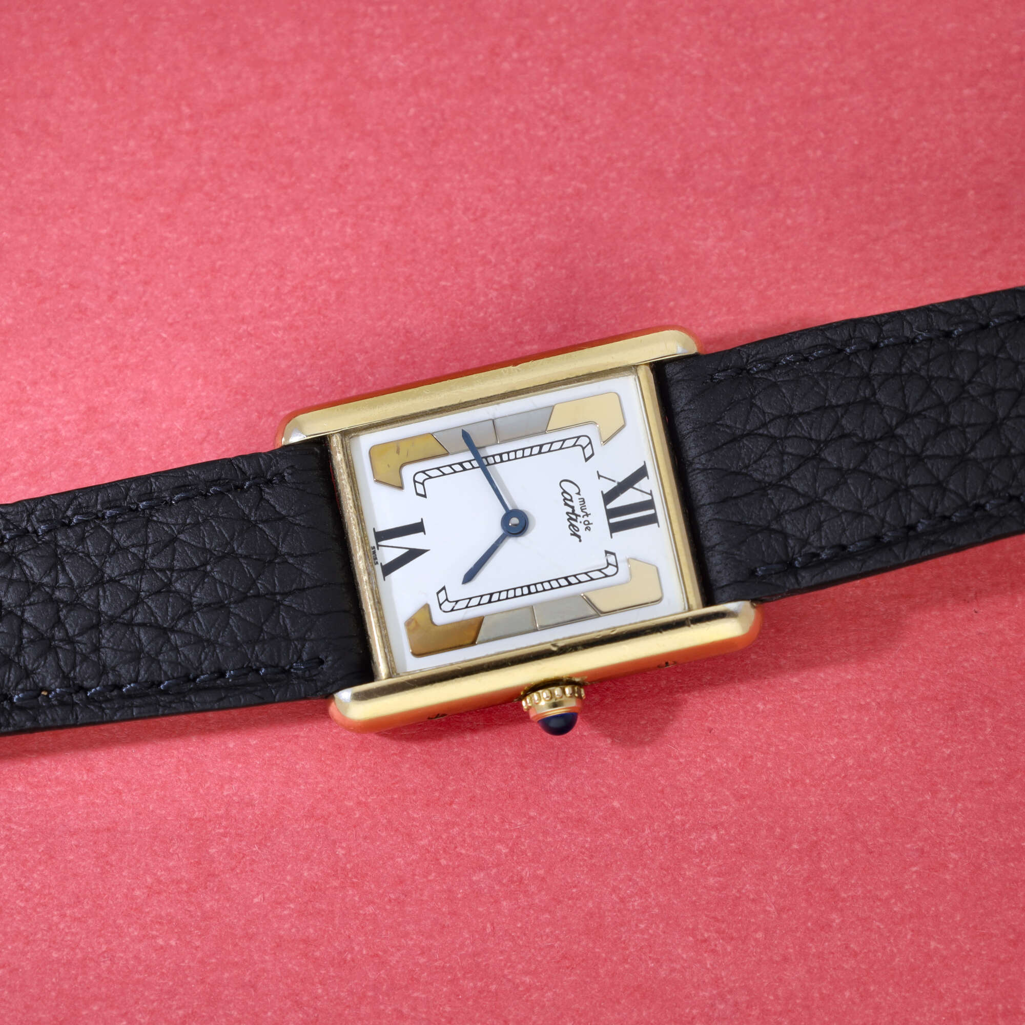 Cartier Must Tank Ref. 590005 White Trinity Dial