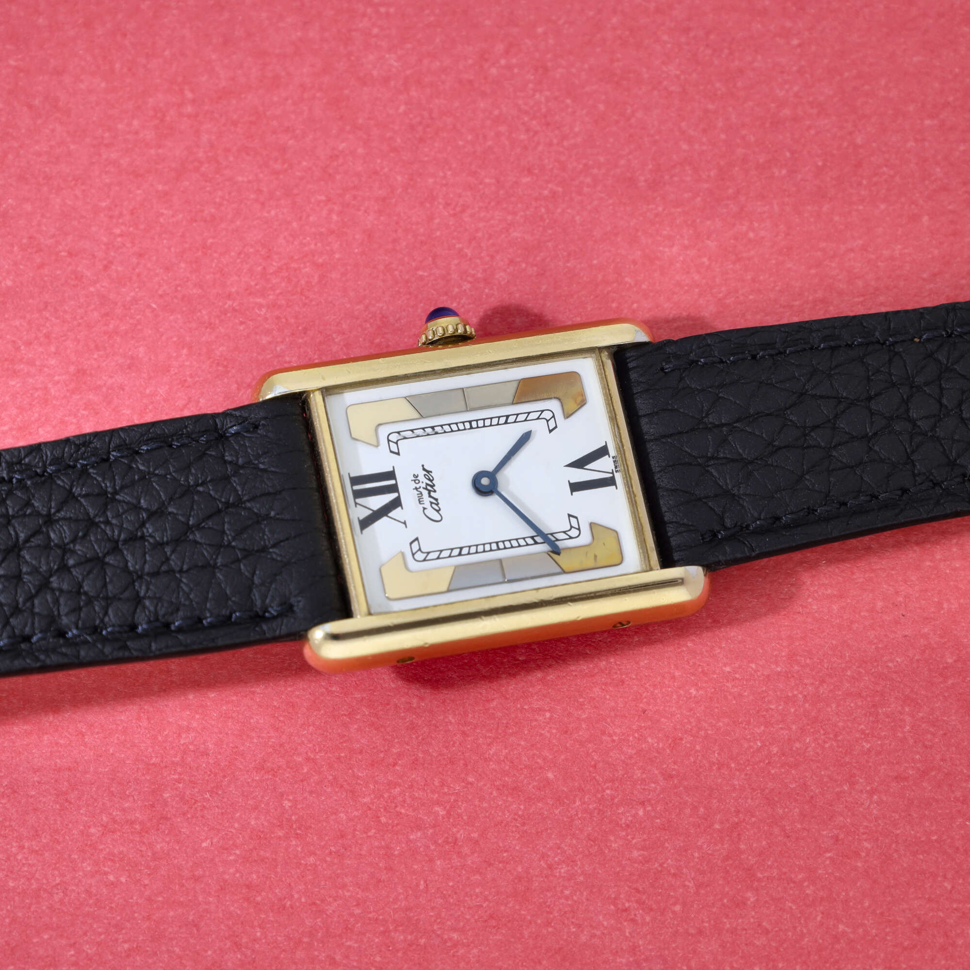 Cartier Must Tank Ref. 590005 White Trinity Dial