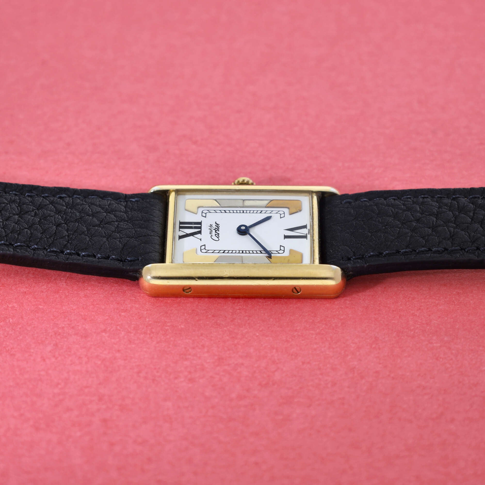Cartier Must Tank Ref. 590005 White Trinity Dial