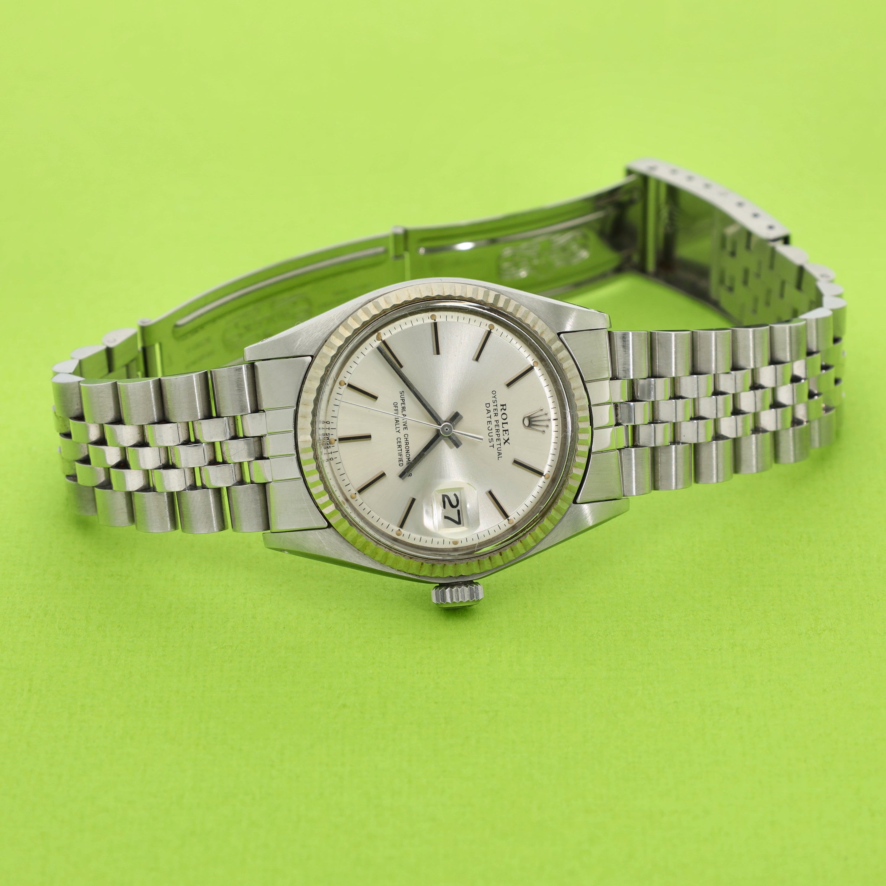 Rolex Datejust Ref. 1601 Silver Sigma Dial