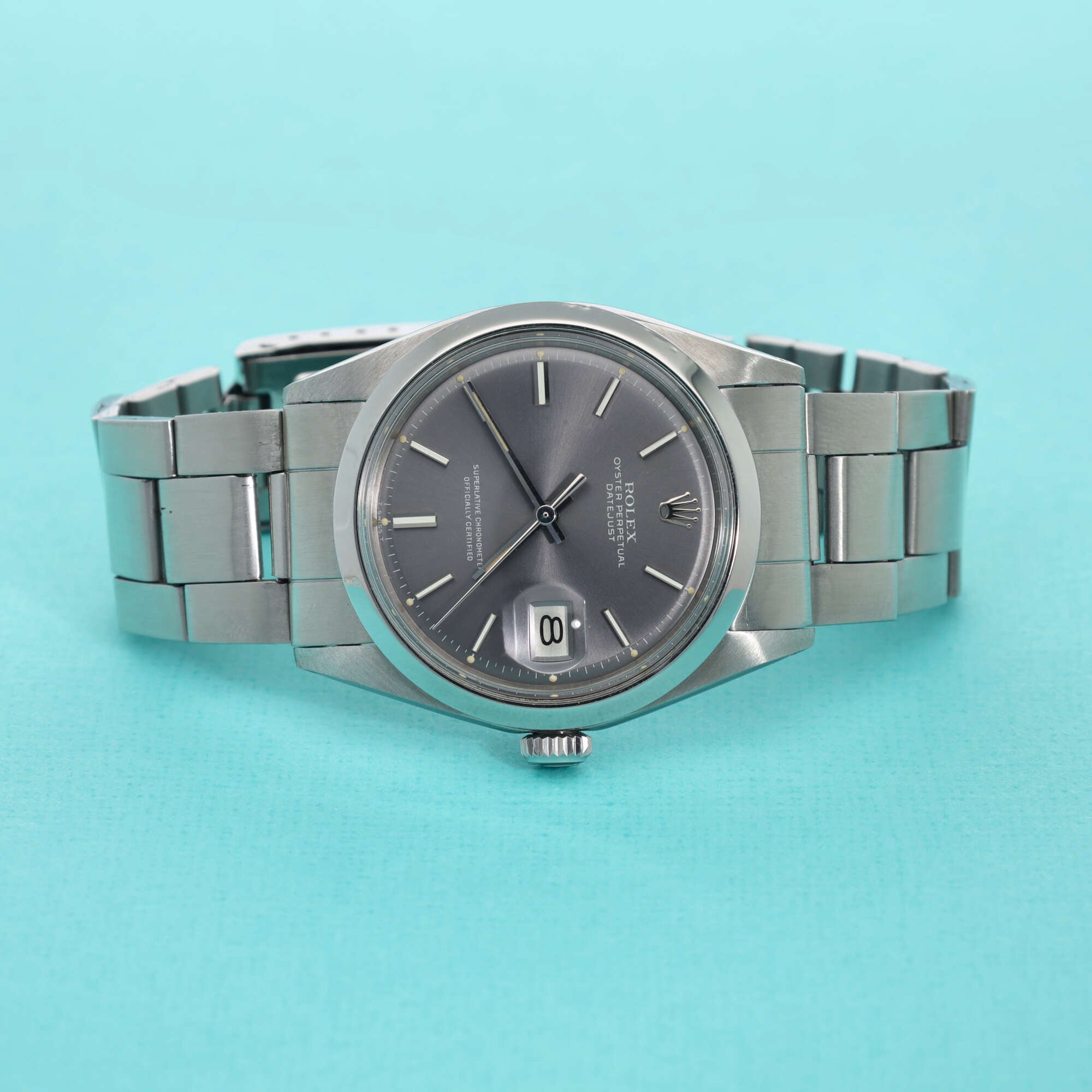 Rolex Datejust Ref. 1600 Grey Dial