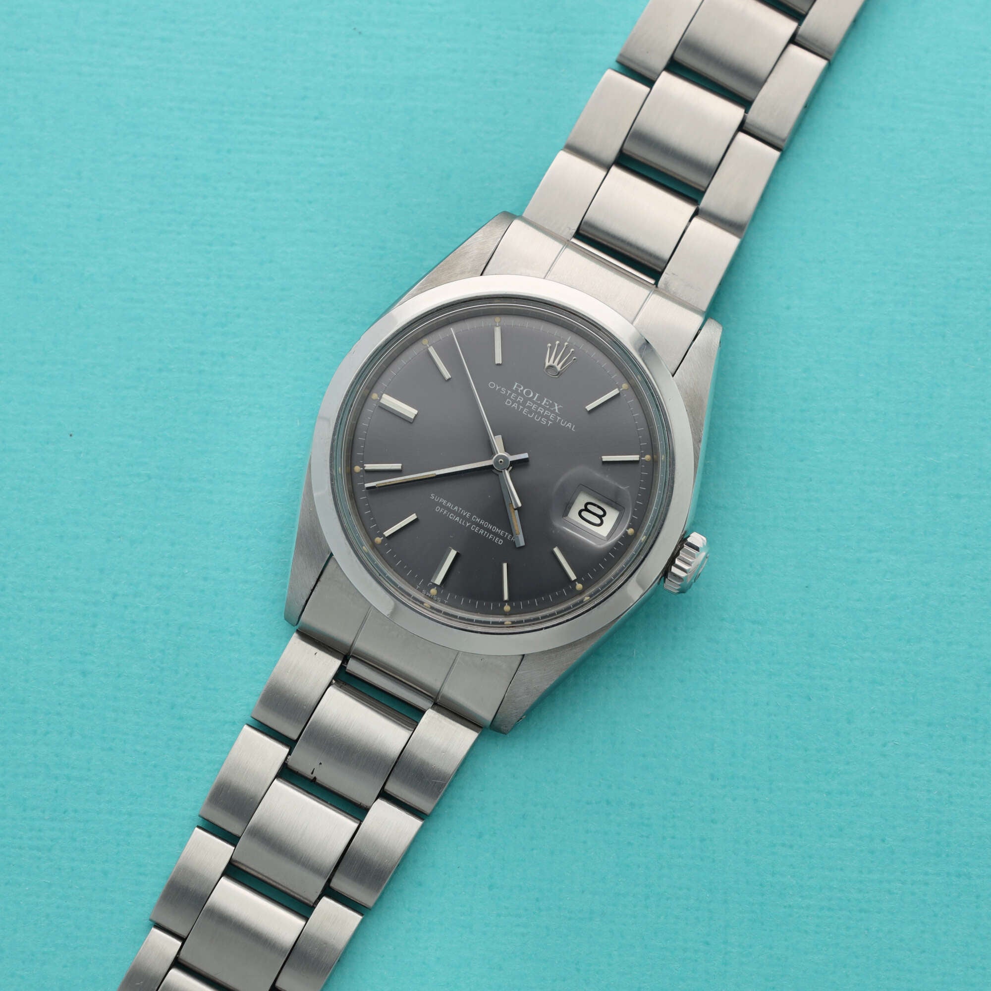 Rolex Datejust Ref. 1600 Grey Dial