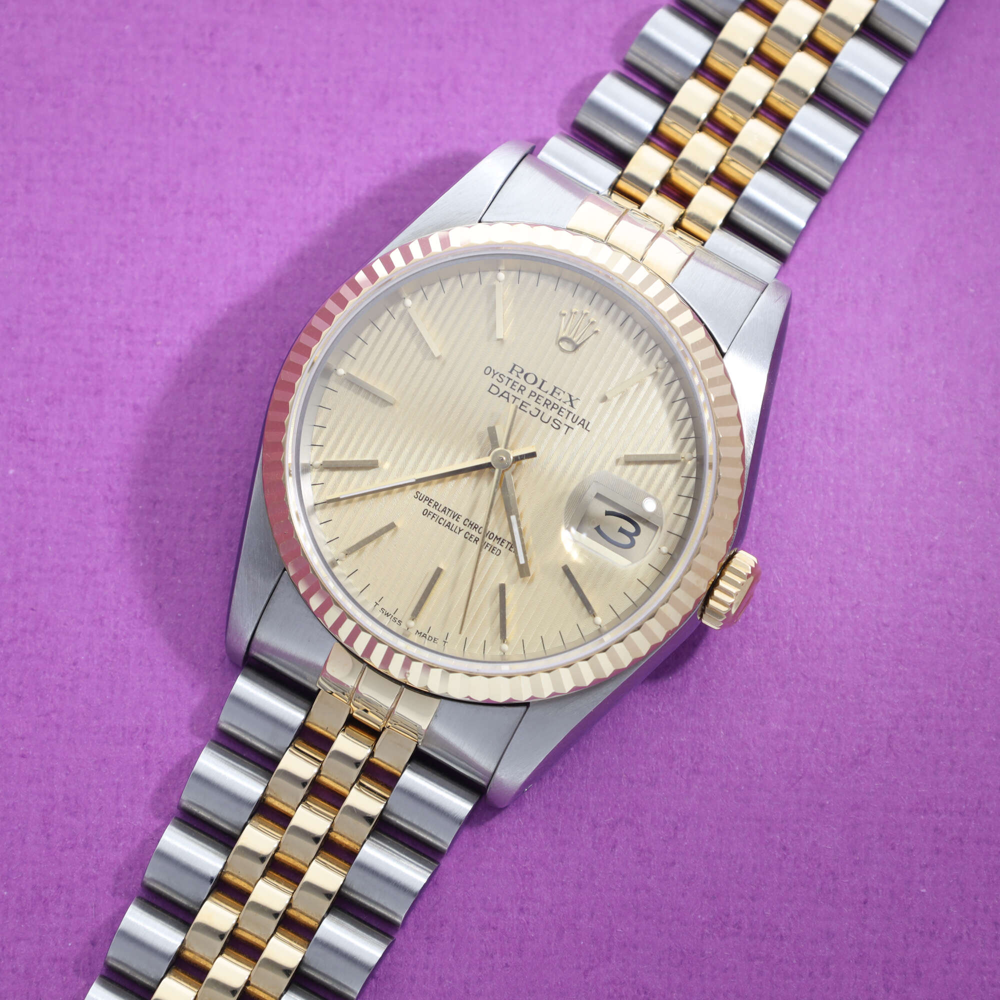 Rolex Datejust Ref. 16233 Tapestry Dial Full-Set