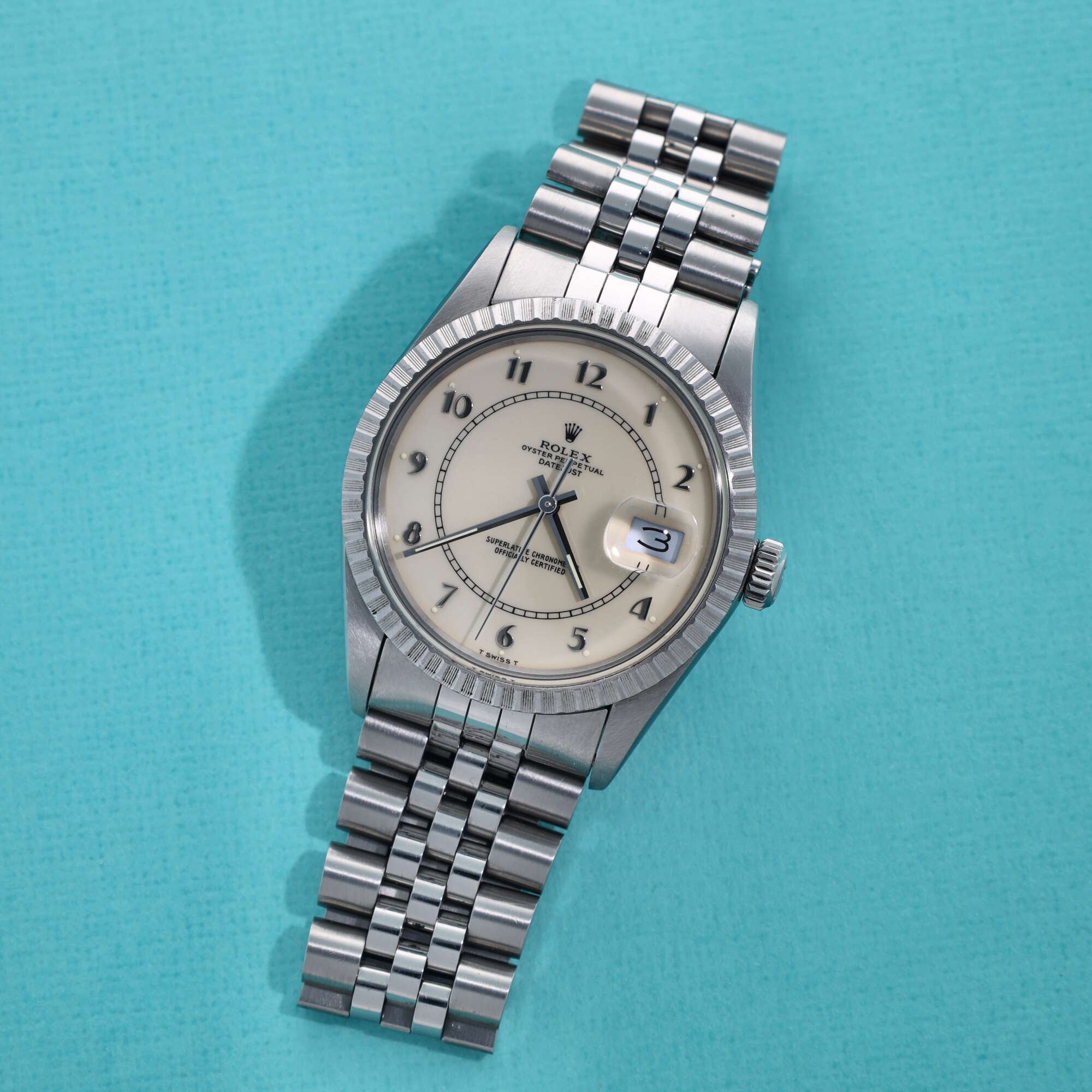 Rolex Datejust Ref. 16030 Creamy Boiler Gauge Dial