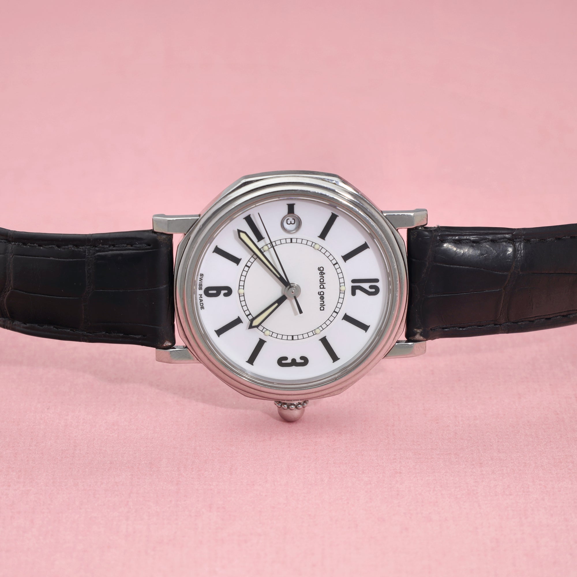 Gerald Genta Octo Ref. G35587 White Dial