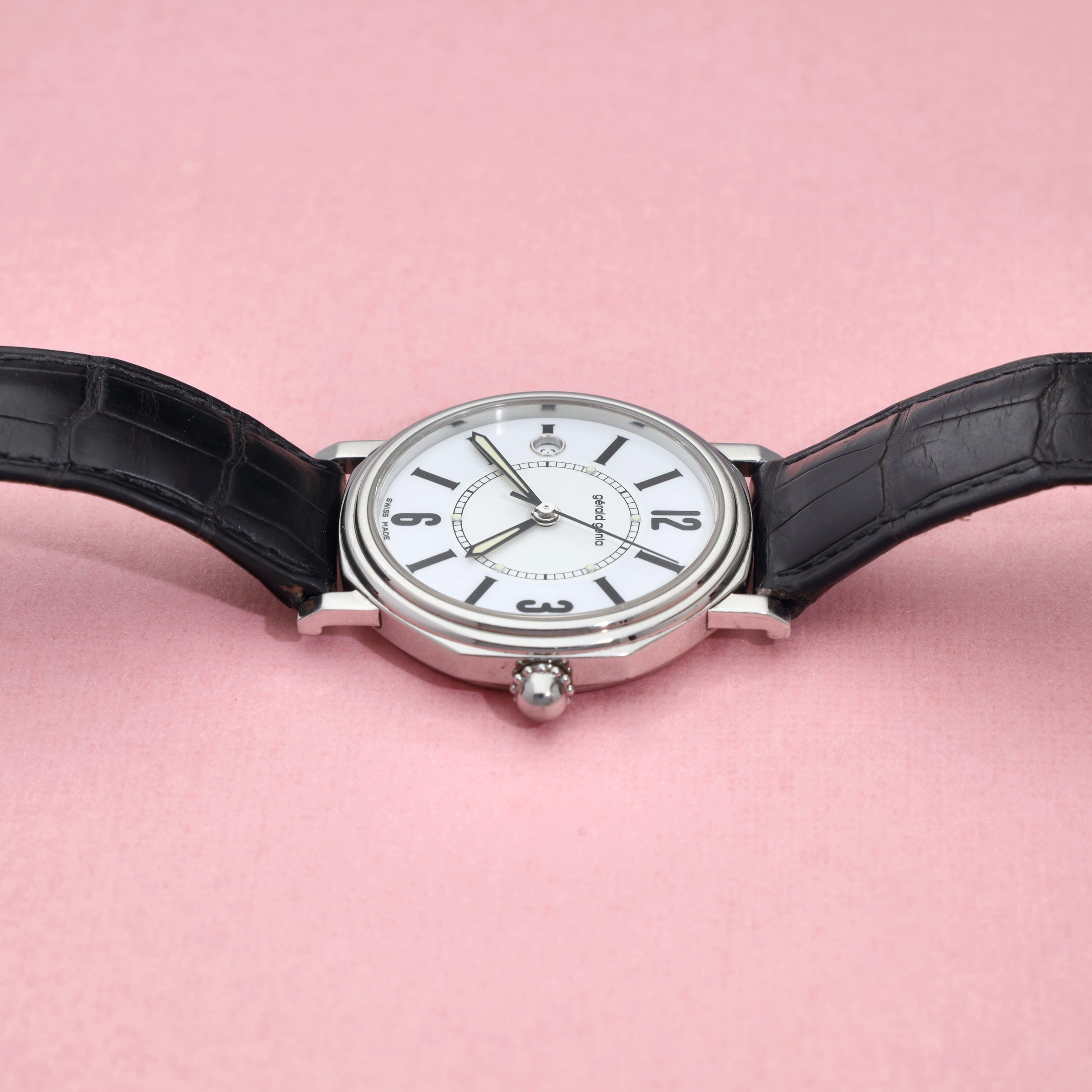 Gerald Genta Octo Ref. G35587 White Dial