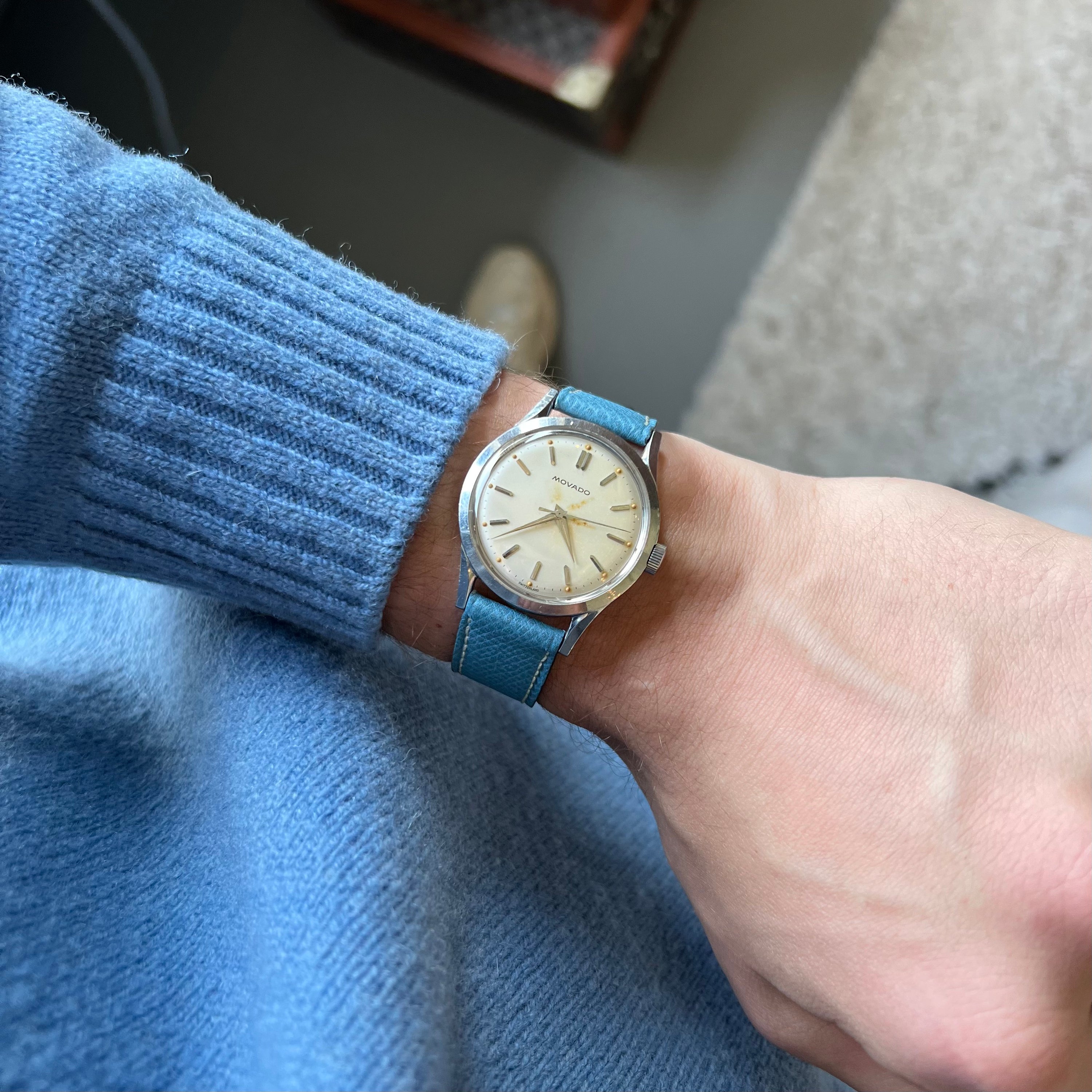 Movado "Calatrava" Ref. 18241 1950s Dresswatch