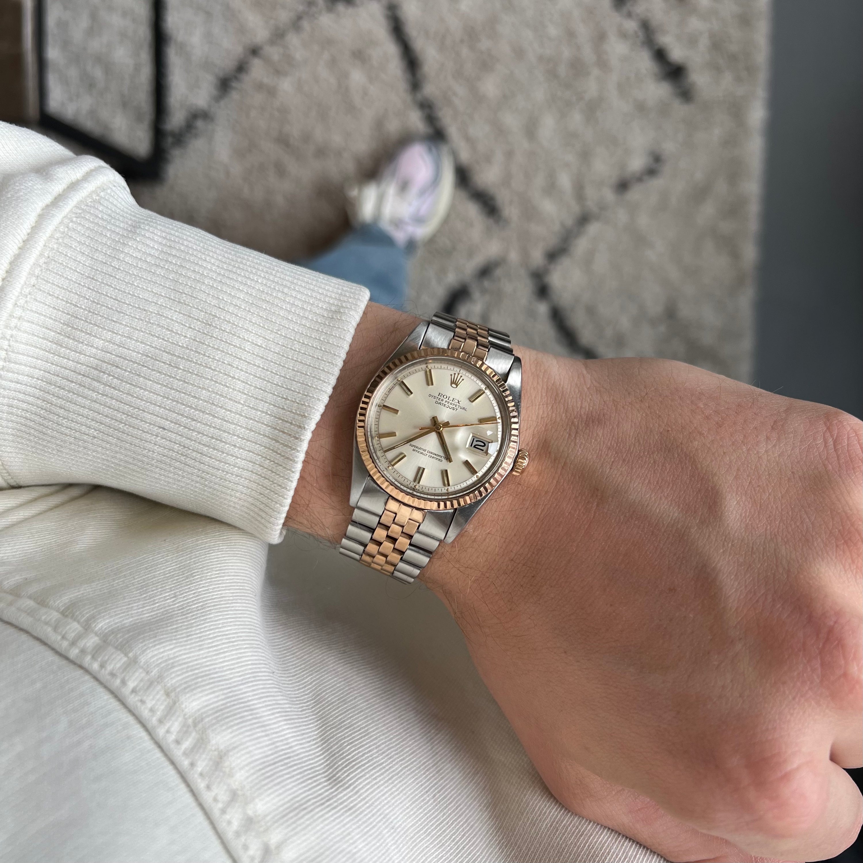 Rolex Datejust Ref. 1601 Steel and Rose Gold