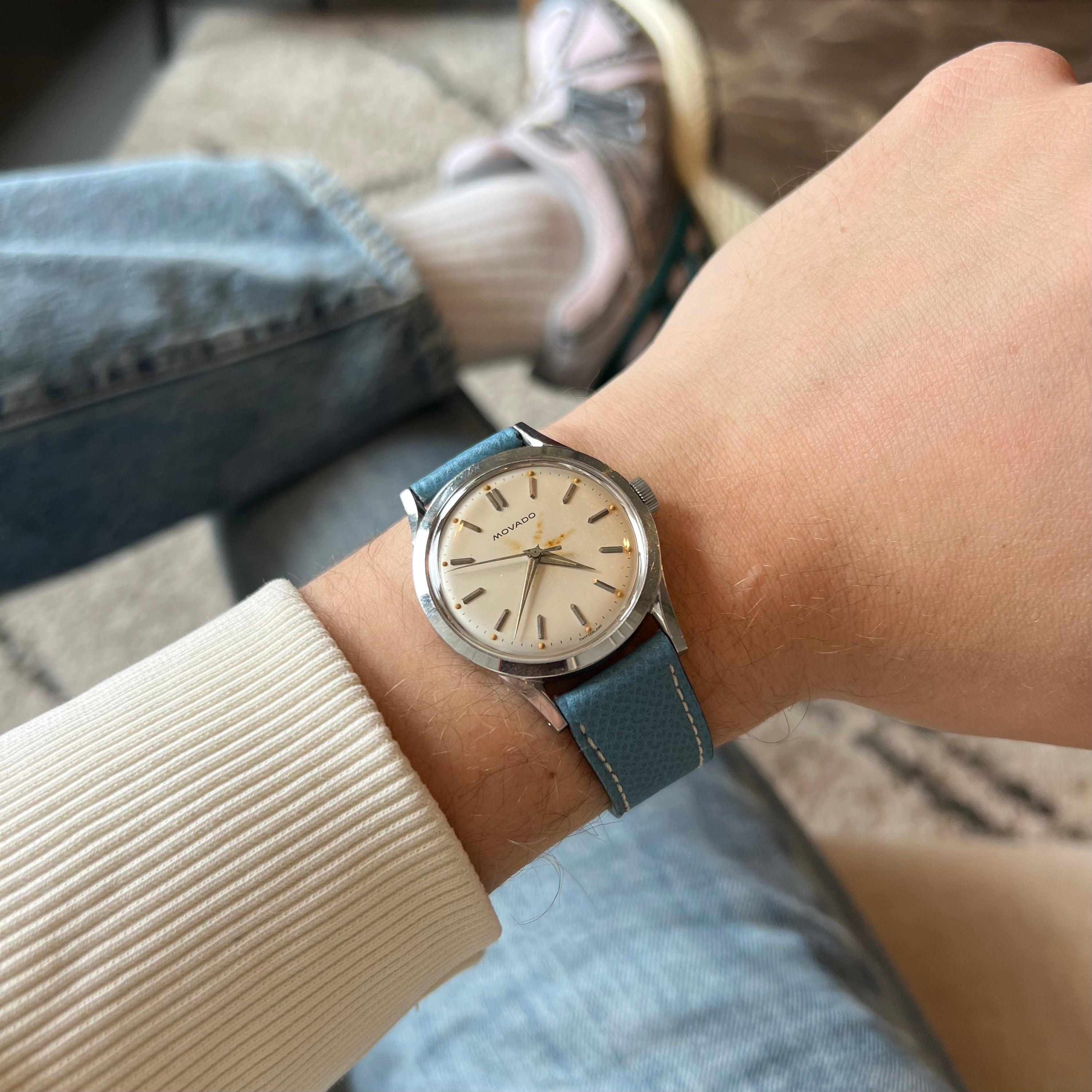 Movado "Calatrava" Ref. 18241 1950s Dresswatch